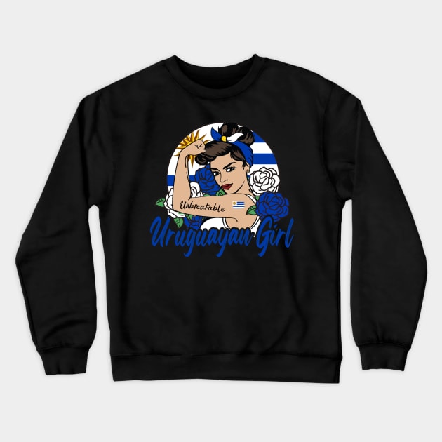 Uruguayan Girl Crewneck Sweatshirt by JayD World